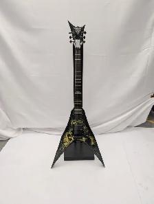 (B5428) Dean Black Gold Electric Guitar W/ Case