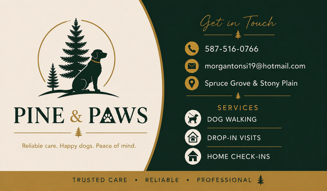 Dog walking & drop in visits