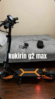 KuKirin G2 Max Electric Scooter – Retails $1,000  (Needs Rear Tu