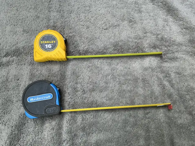 Stanley & Mastercraft 16" Tape Measures !