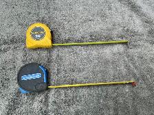 Stanley & Mastercraft 16" Tape Measures !