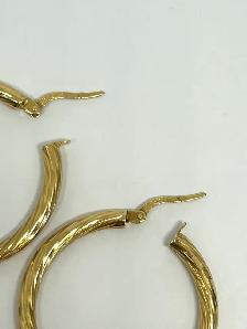14K Twist Hoop  Earrings - Photo 5