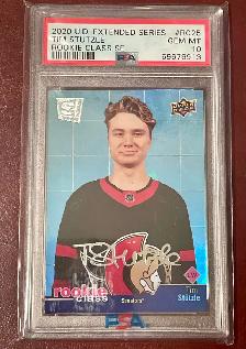 2020 UD extended series Tim Stutzle #RC25 PSA 10