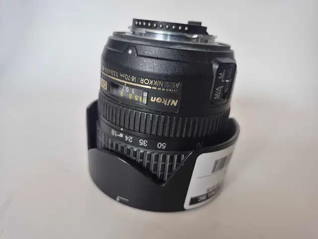 Nikon 18 - 70mm DX SWM ED IF Aspherical ø67 Lens (34177047)