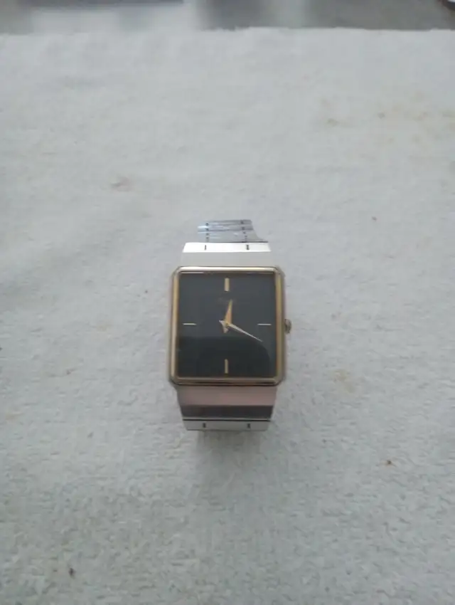 1 Montre -bracelet SEIKO quartz PLAQUÉE OR pour Bricoleur