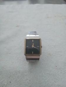 1 Montre -bracelet SEIKO quartz PLAQUÉE OR pour Bricoleur