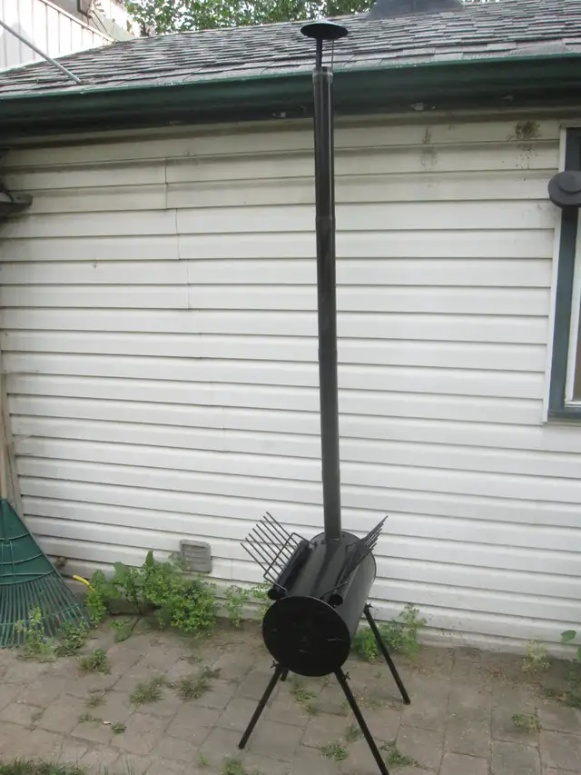 WOOD BURNING CAMP TENT ICE HUT STOVE WORKING CONDITION