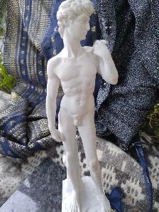 SOLD OUT! MICHELANGELO'S DAVID 12' REPLICA MARBLE ITALIAN IMPORT - Photo 4
