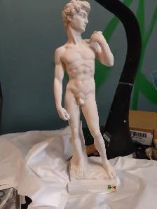 SOLD OUT! MICHELANGELO'S DAVID 12' REPLICA MARBLE ITALIAN IMPORT - Photo 8