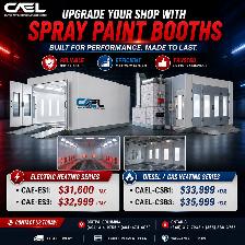 New CAEL Automotive Spray Paint Booths –  Warranty &Finance