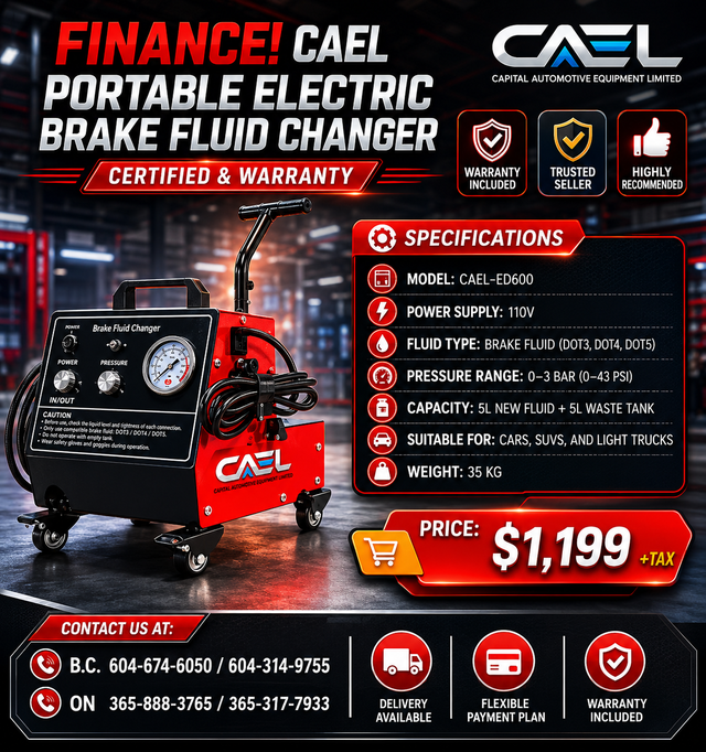 CAEL Portable Electric Brake Fluid Changer