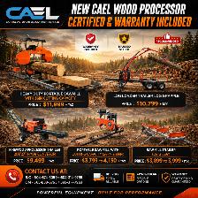 CAEL Wood Processor CERTIFIED & WARRANTY INCLUDED