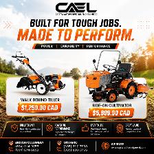 New CAEL Cultivators & Tillers