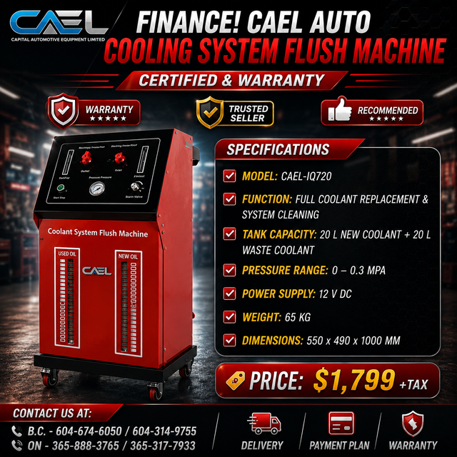 CAEL Auto Cooling System Flush Machine