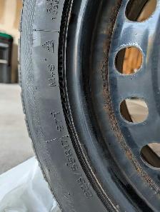 WINTER TIRES & RIMS – 225/55R17 – Came Off 2020 Hyundai  Tucson - Photo 3