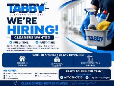 Cleaners wanted