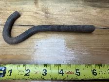 Antique Heavy Duty J-Hook Bolt ! - Photo 2