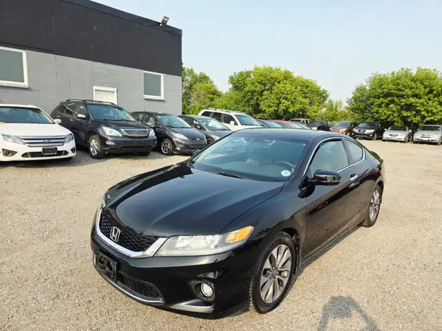 2013 Honda Accord Cpe Manual EXL Leather Sunroof Navigation Back