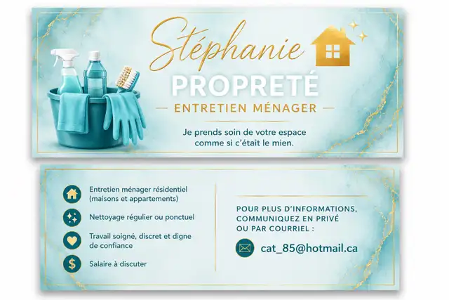 entretien ménage