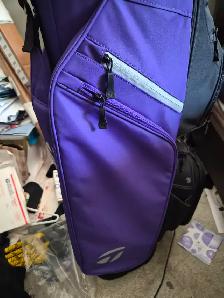 Brand new beautiful purple taylormade golf bag with tags on!!