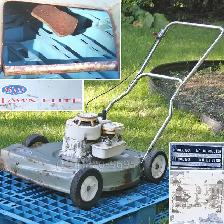 Tondeuse à gazon 22' Briggs & Stratton lawn mower VINTAGE 1975