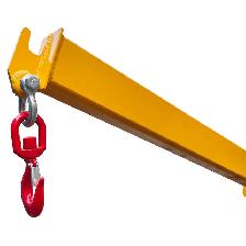 3T Mobile Crane Lifting Hoist Truss Jib Boom Hook 170056 - Photo 6