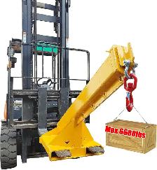 3T Mobile Crane Lifting Hoist Truss Jib Boom Hook 170056 - Photo 10