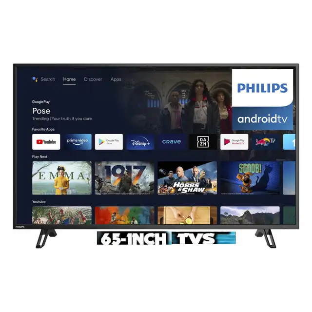 LED TV 65'-4K ULTRA HD-SMART-in box-warranty-$399.99-no tax