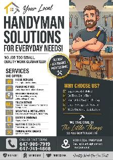 Handyman Services | Truck Repair • Home Repairs |