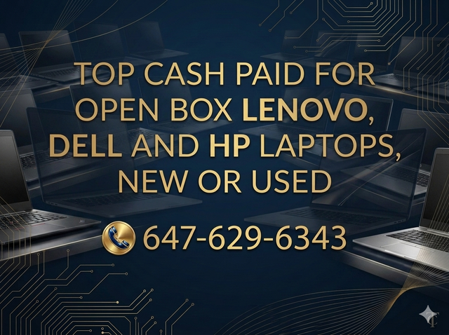 Buying Open Box Lenovo, Dell & HP Laptops – Bulk/Quantity Only