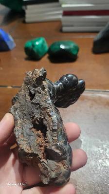 l'hématite botryoïde minéraux (hématite en tête de verre) - Photo 2