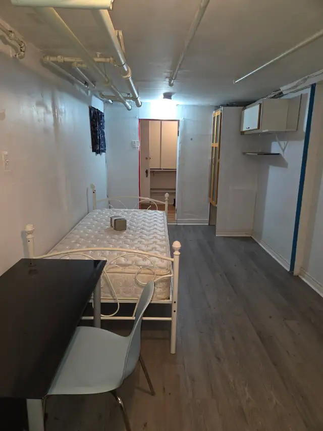 Furnished room for rent in the basement of duplex in NDG