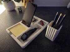 Custom Modular Desk Organizer   Pen Holder - Engraved Name - Ott - Photo 4
