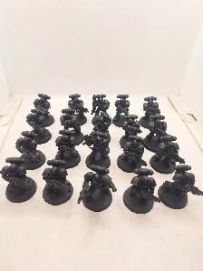 Warhammer 40k 20 Primaris Space Marine Intercessors Primed Black
