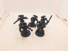 Warhammer 40k 5 Primaris Assualt Intercessors Primed Black
