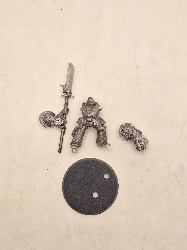 Warhammer 40k RARE Metal OOP Grey Knights Terminator Unpainted