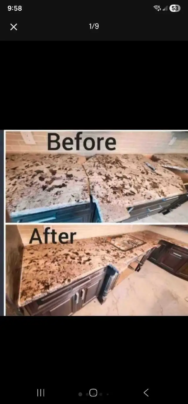 stone, Granite countertops repairs