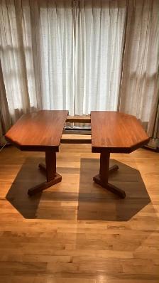 Mid century. TEAK TECK. Ensemble salle à manger. Table   2 rallo - Photo 4