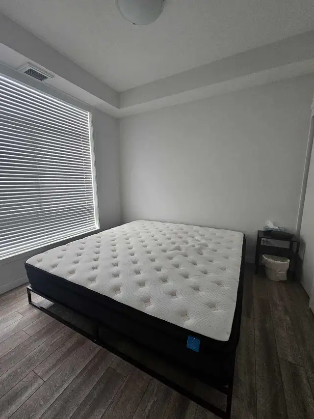 Quality King Mattress   Low-Profile Sturdy Light Bed Frame