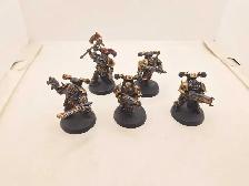 Warhammer 40k Five Black Legion Battle Ready Legionaries