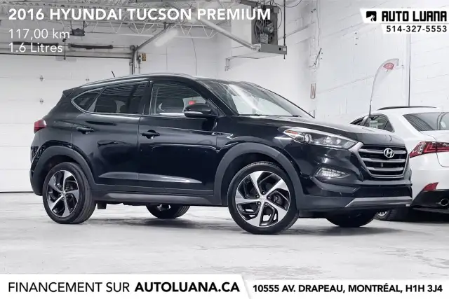2016 HYUNDAI Tucson Premium AWD/ANGLE MORT/CUIR/CAMERA/117,000km