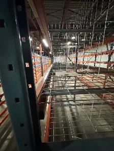 PALLET RACKING BLOW OUT - 10' tall x 44' deep x 8' long beams. - Photo 3