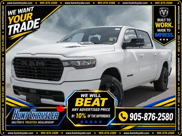 2026 RAM 1500 SPORT | PANO | 12NAV | 360 CAM | ADPT CRS | ACT DV