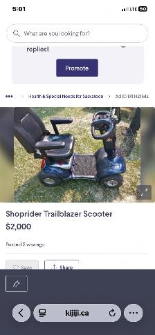Trailblazer scooter.  Free