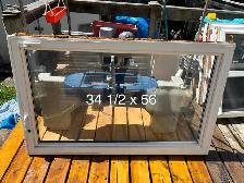 Vinyl Window 34 1/2'x56'x3 1/2'