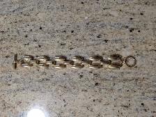Gold Tone Link Bracelet