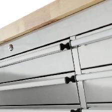 NEW 11 DRAWER 84 INCH STAINLESS STEEL TOOL BENCH/LED LIGHT 8411D - Photo 6