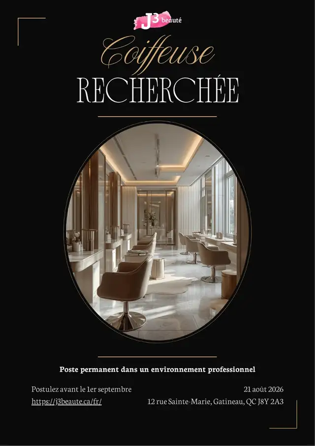 Coiffeuse professionnelle recherch