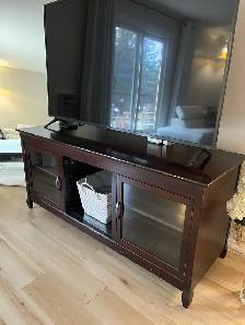 Solid wood TV stand - Photo 2