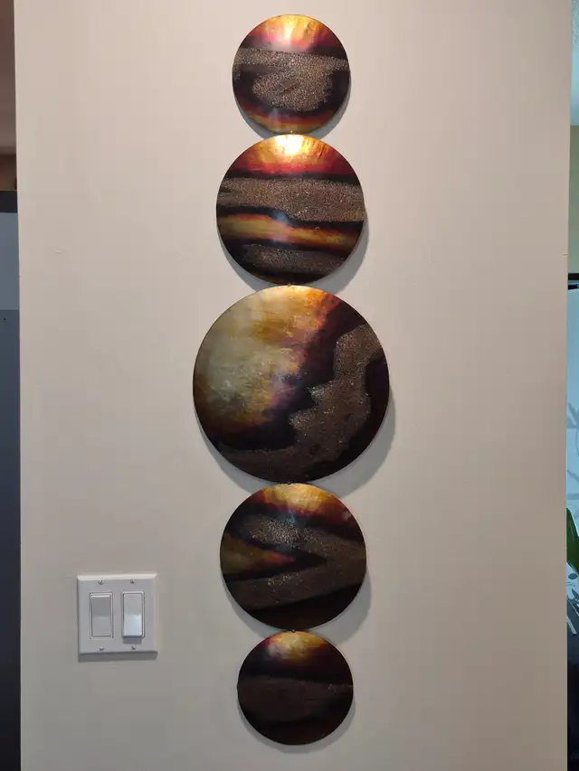 Metal wall decor